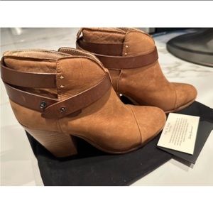 Rag & Bone Tan Heel Boots Size 39